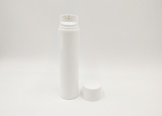 El cosmético privado de aire del lujo 30ml embotella el color blanco