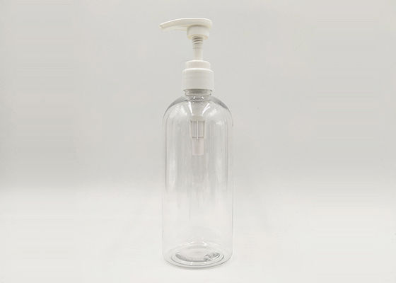 botellas cosméticas de encargo transparentes de 500ml Boston