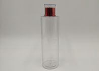 El cosmético plástico del ANIMAL DOMÉSTICO transparente del cilindro embotella la botella de tinta doble del casquillo