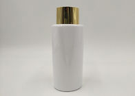 La botella cosmética de la loción de la forma única de la flor, cosmético vacío embotella el casquillo de oro
