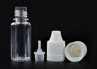botella plástica del ANIMAL DOMÉSTICO transparente 10ml para el cosmético que empaqueta con la caída