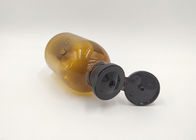 el cosmético de encargo de Boston del color ambarino 250ml embotella la botella de la bomba del desinfectante de la mano del alcohol