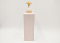 materiales reciclables del cosmético 500ml de las botellas de la botella cuadrada rosada de encargo del espray
