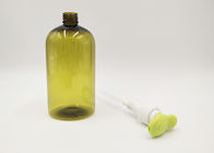La botella en blanco superficial mate del champú, plástico transparente 100ml embotella forma única