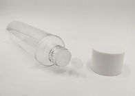 el cosmético de encargo plástico del ANIMAL DOMÉSTICO 150ml embotella muestras libres con el tapón de tuerca blanco