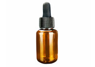 botella plástica del ANIMAL DOMÉSTICO del E-líquido de 1oz 30ml Amber Dopper para el empaquetado cosmético del aceite esencial