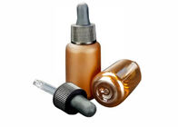 botella plástica del ANIMAL DOMÉSTICO del E-líquido de 1oz 30ml Amber Dopper para el empaquetado cosmético del aceite esencial
