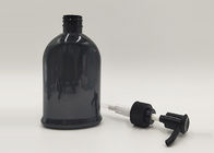 botellas que empaquetan, botellas cuadradas 392330 del cuidado de piel del color del negro 300ml del cosmético