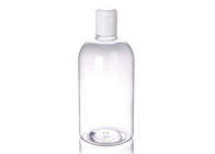 botella de tinta plástica de la loción del ANIMAL DOMÉSTICO claro recargable de 250ml 8.7oz con el tapón de tuerca del top del tirón