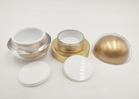 la crema de cara redonda de acrílico de 1oz 30ml sacude el cuidado de piel que empaqueta con color de oro