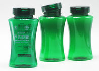 botellas de empaquetado de la atención sanitaria plástica del ANIMAL DOMÉSTICO del verde de 5oz 150cc con el casquillo del top del tirón