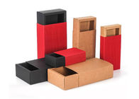 Materiales reciclados caja de empaquetado únicos del papel de Kraft para los productos cosméticos