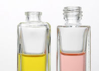 Botella de perfume transparente de la fragancia del cuello que atornilla, acuerdo vacío de la botella de perfume 50ml