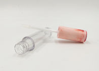 5ml de empaquetado claros vacian los materiales plásticos de los tubos del lustre del labio con el cepillo