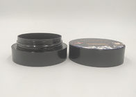 Negro redondo plástico amistoso del envase 10g del amortiguador de aire de Eco para el polvo flojo