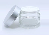 botellas cosméticas de cristal transparentes 50ml para el empaquetado poner crema facial