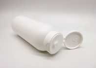 botellas cosméticas plásticas del ANIMAL DOMÉSTICO blanco 200ml con Flip Top Cap