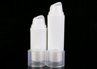 El cosmético privado de aire del lujo 30ml embotella la botella de vacío plástica blanca de la loción