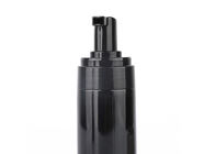 botellas cosméticas plásticas de la bomba negra brillante de la espuma 100ml