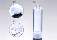 Envase de plástico cosmético privado de aire de la botella de la emulsión de 30ML 50ML 100ML