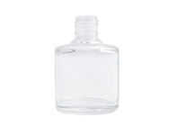 botellas cosméticas de cristal claras del cuadrado 7.5ml para el esmalte de uñas