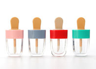 El helado forma la botella cosmética del esmalte del labio 5ml de los tubos vacíos del lustre