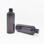 Botellas cosméticas plásticas del ANIMAL DOMÉSTICO ambarino de encargo 300ml para la tinta