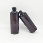 Botellas cosméticas plásticas del ANIMAL DOMÉSTICO ambarino de encargo 300ml para la tinta
