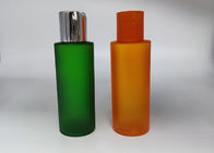botella cosmética plástica redonda del apretón del claro 100Ml para el aceite de pelo