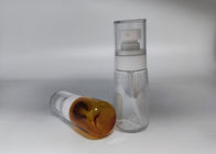 botella plástica redonda vacía de 15ml 30ml 50ml con color de encargo del rociador de la bomba