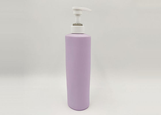 Botella plástica helada transparente 350ml del ANIMAL DOMÉSTICO gris para el acondicionador de pelo del gel de la ducha