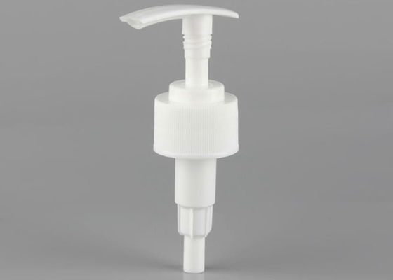 Bomba cosmética de la loción del color de la botella blanca del dispensador