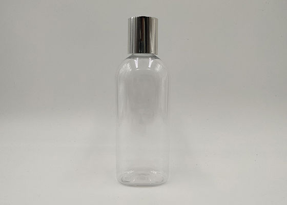 Las botellas cosméticas de encargo redondas de Boston, plástico transparente embotellan al OEM de 100ml 200ml