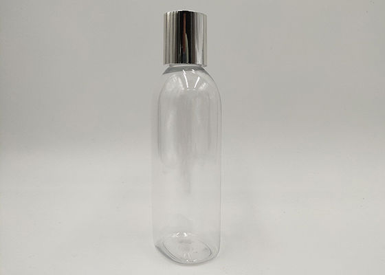 Las botellas cosméticas de encargo redondas de Boston, plástico transparente embotellan al OEM de 100ml 200ml