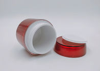 la crema de acrílico 30g sacude al peso ligero de empaquetado del cosmético con el tapón de tuerca rojo