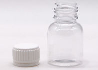botellas de empaquetado de la atención sanitaria transparente del ANIMAL DOMÉSTICO 50ml alrededor o forma modificada para requisitos particulares