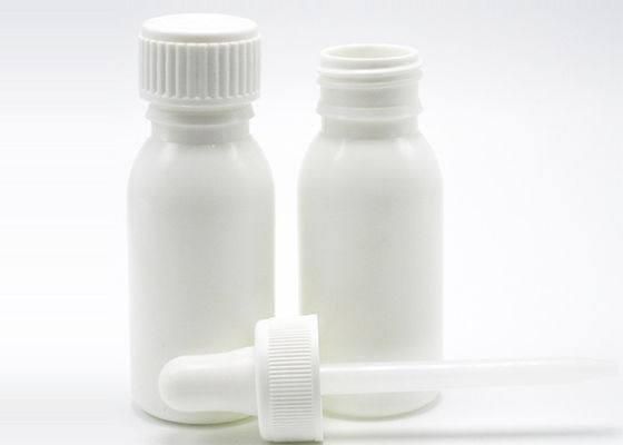 Envases de plástico del HDPE del casquillo del dropper Eco amistoso