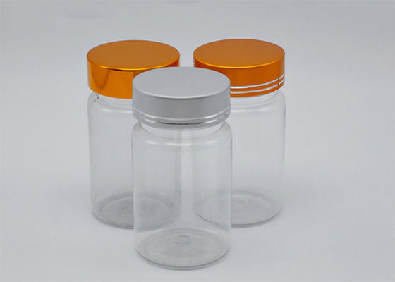 botellas de empaquetado de la atención sanitaria de aluminio del casquillo del ANIMAL DOMÉSTICO 70ml para las tabletas de la cápsula
