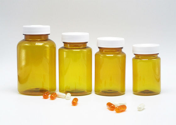 El múltiplo clasifica las muestras libres del ANIMAL DOMÉSTICO de las botellas claras del plástico para las tabletas efervescentes
