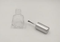 Botella de cristal única de la pintura del clavo 5ml, logotipos del OEM/del ODM del esmalte de uñas de la botella del gel