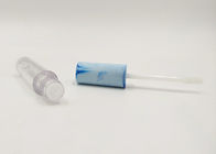 Cosmético vacío plástico de los tubos del lustre del labio del alto grado que empaqueta con el cepillo