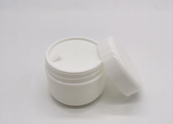 El tapón de tuerca blanco redondo 20g PP Skincare hace frente a los tarros de la crema