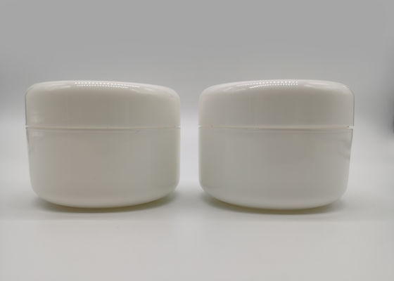 El tapón de tuerca blanco redondo 20g PP Skincare hace frente a los tarros de la crema