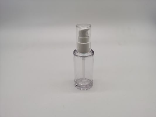 Botellas cosméticas plásticas de la transparencia nacarada del lustre 30ml
