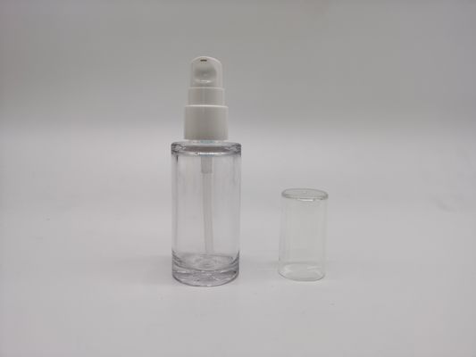 Botellas cosméticas plásticas de la transparencia nacarada del lustre 30ml