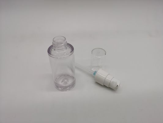Botellas cosméticas plásticas de la transparencia nacarada del lustre 30ml