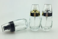 Botella vacía de cristal blanca de la esencia 30ml de la emulsión líquida