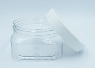 la crema de cara del plástico transparente del cuadrado 250ml sacude el empaquetado cosmético