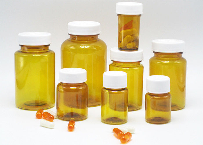 El múltiplo clasifica las muestras libres del ANIMAL DOMÉSTICO de las botellas claras del plástico para las tabletas efervescentes
