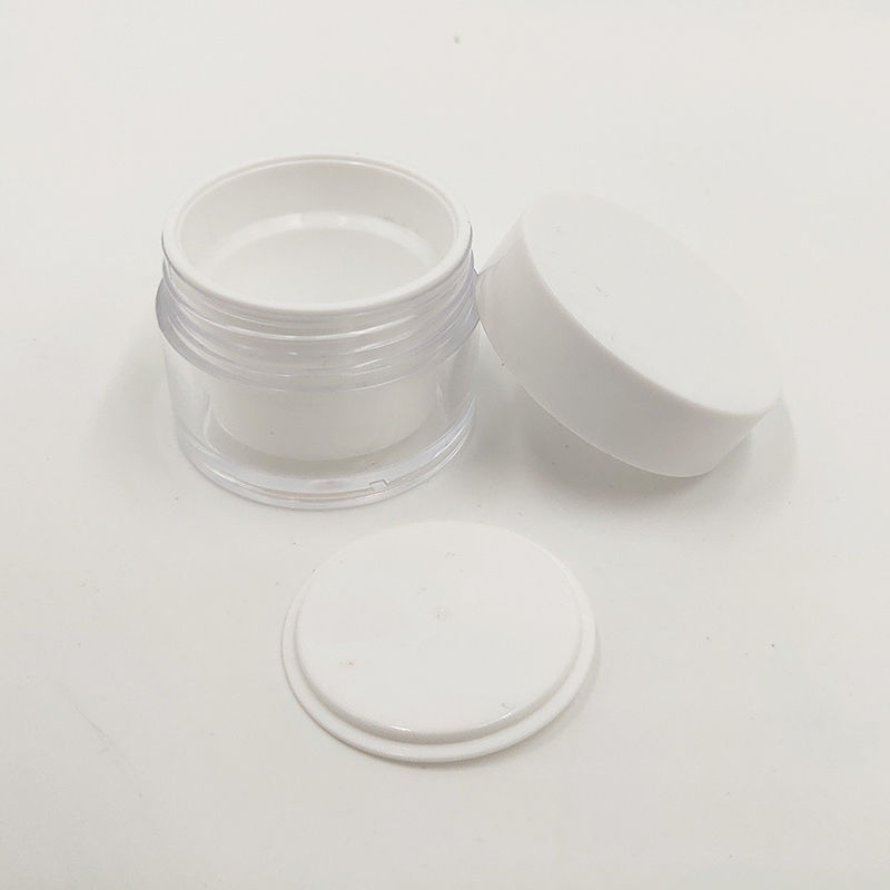 la crema de cara doble plástica de la pared del ANIMAL DOMÉSTICO 50g sacude el tipo del tapón de tuerca o lo modificó para requisitos particulares